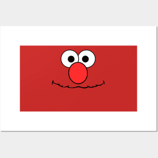 Smile Puppet Face Mask Cartoon Posters and Art